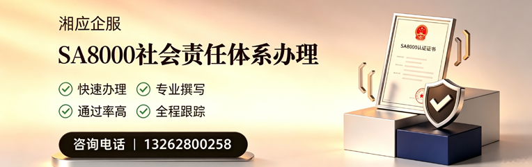 汉中SA8000社会责任体系认证服务