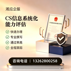 汉中CS信息系统化能力评估申报服务