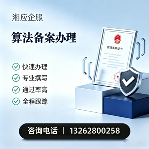 汉中算法备案申报服务